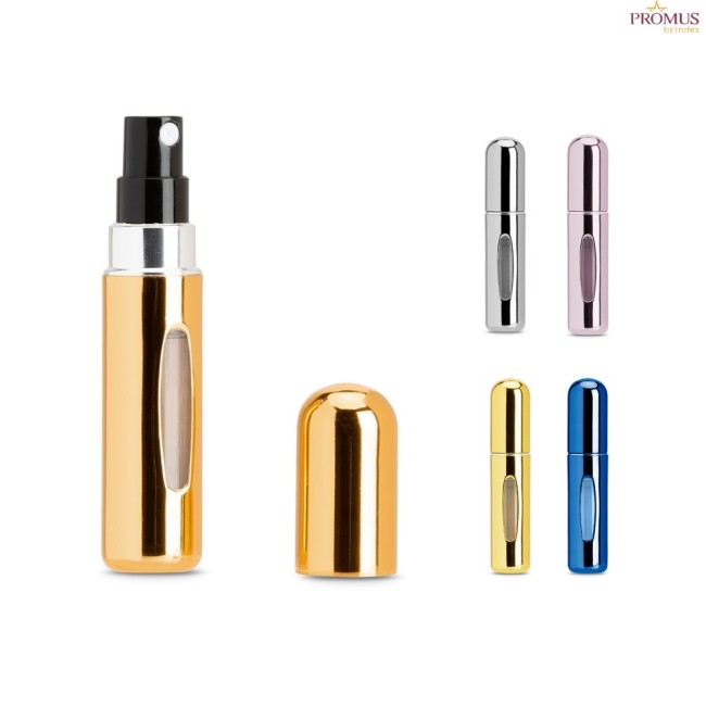 Borrifador de Perfume Recarregável em Alumínio 5 mL Personalizado H950111